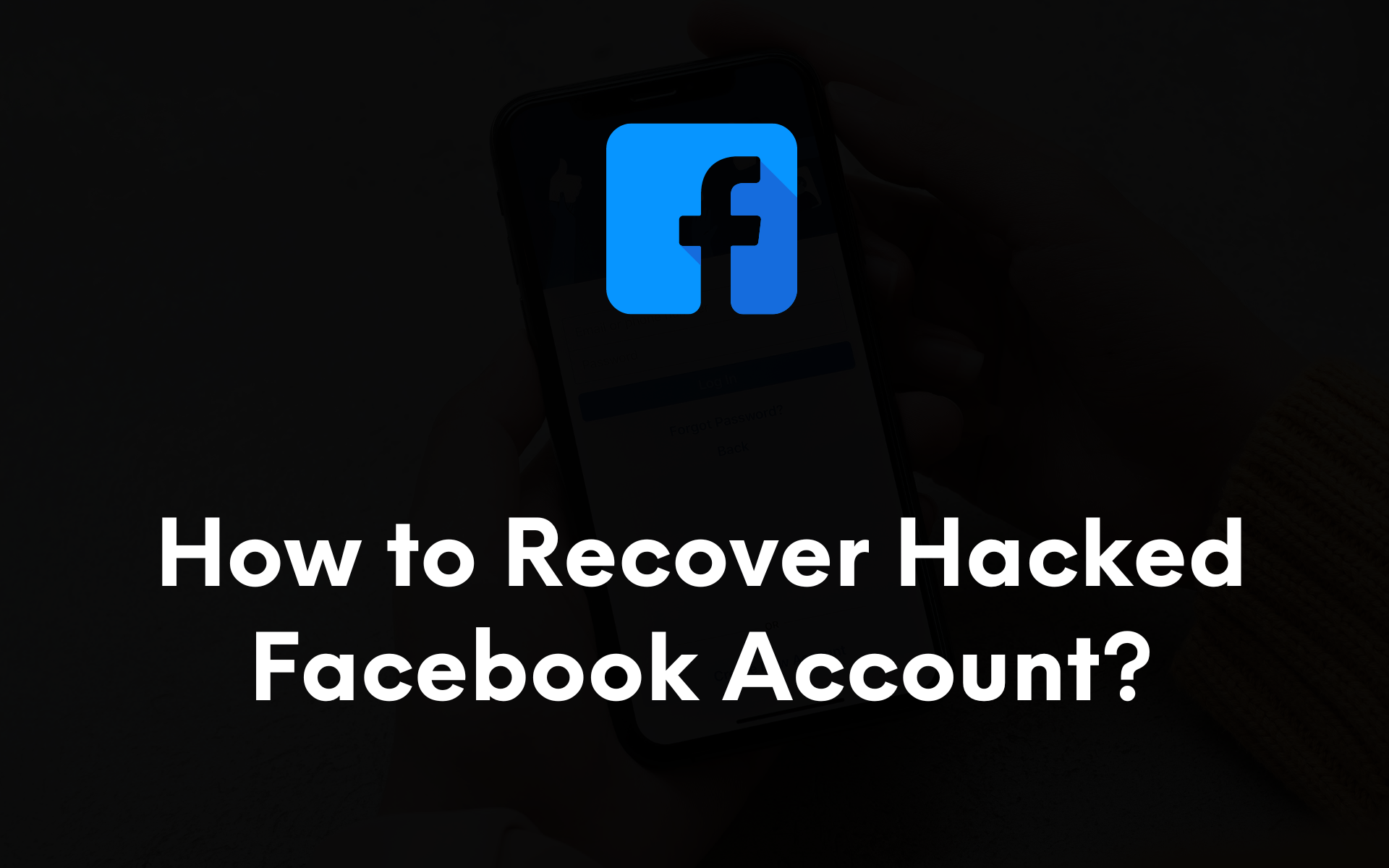 How to recover hacked Facebook account
