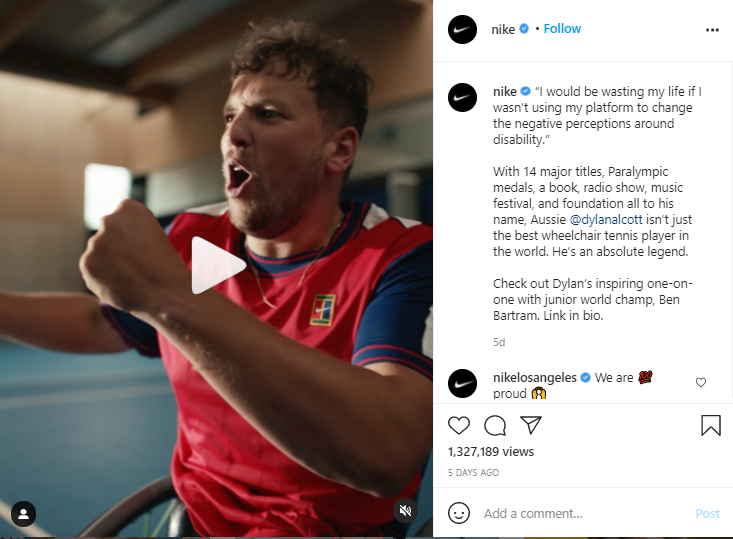 nike social media instagram