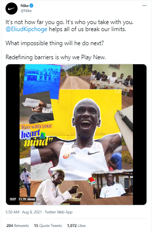 nike social media twitter