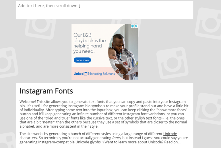 How to Change Fonts in Instagram Bio, Caption And Story