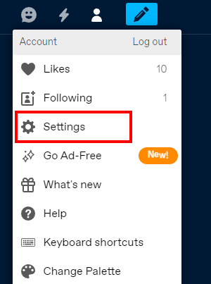 How to delete Tumblr account from desktop