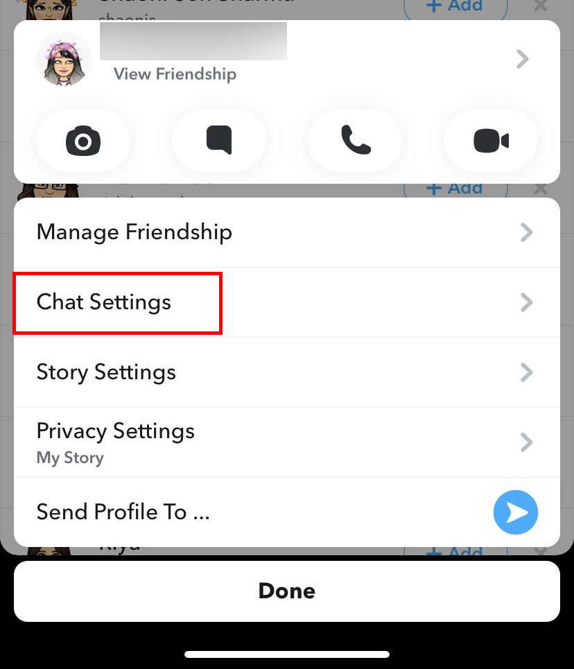 How To Pin Someone On Snapchat 2024   Snapchat Chat Settings 