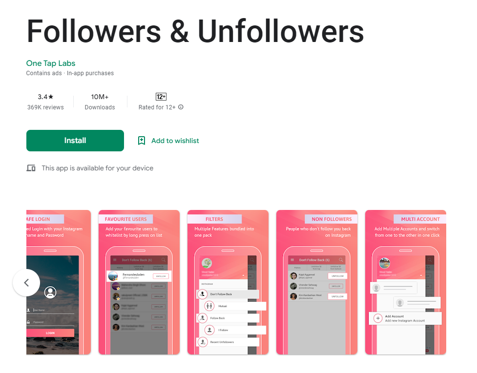 Followers & Unfollowers - See who unfollowed you on Instagram