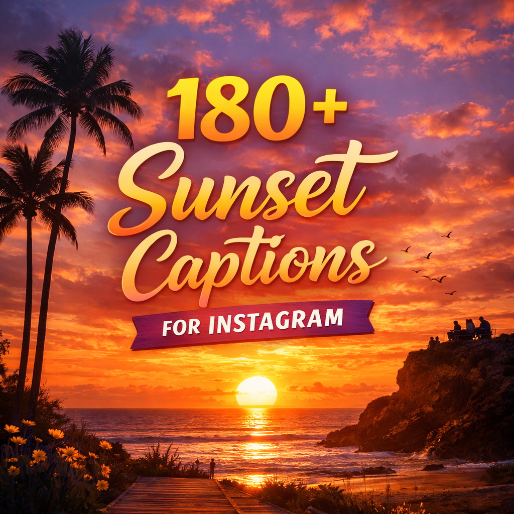 180+ Sunset Captions for Instagram